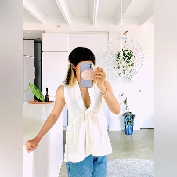 COS Linen Tank Top - Picture 2 of 2